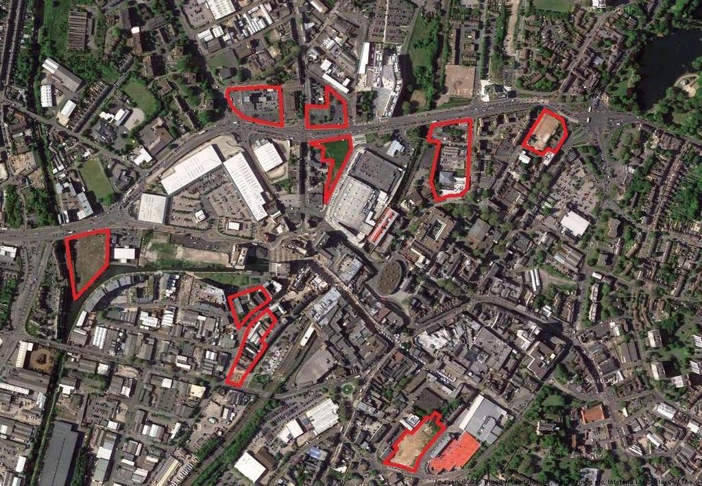 Proposed Opportunity Sites Future opportunity sites are identified in line with the Walsall town centre Area Action Plan