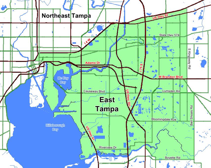 Market Conditions: Office Study area located in East Tampa submarket 9.9 million SF in 750 buildings 19% of County s 61.