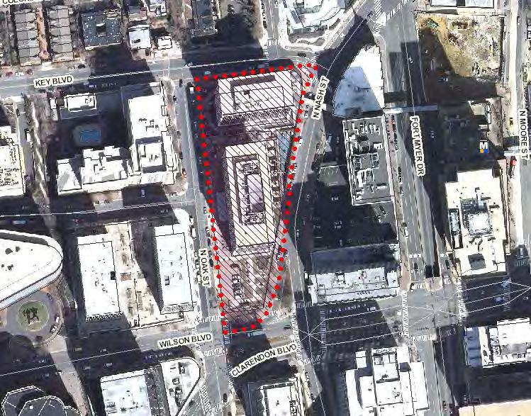 Page 19 General Land Use Plan Designation: High Office-Apartment-Hotel and within the Rosslyn Coordinated Redevelopment District (GLUP Note 15) and are zoned C-O Commercial Office Building, Hotel and