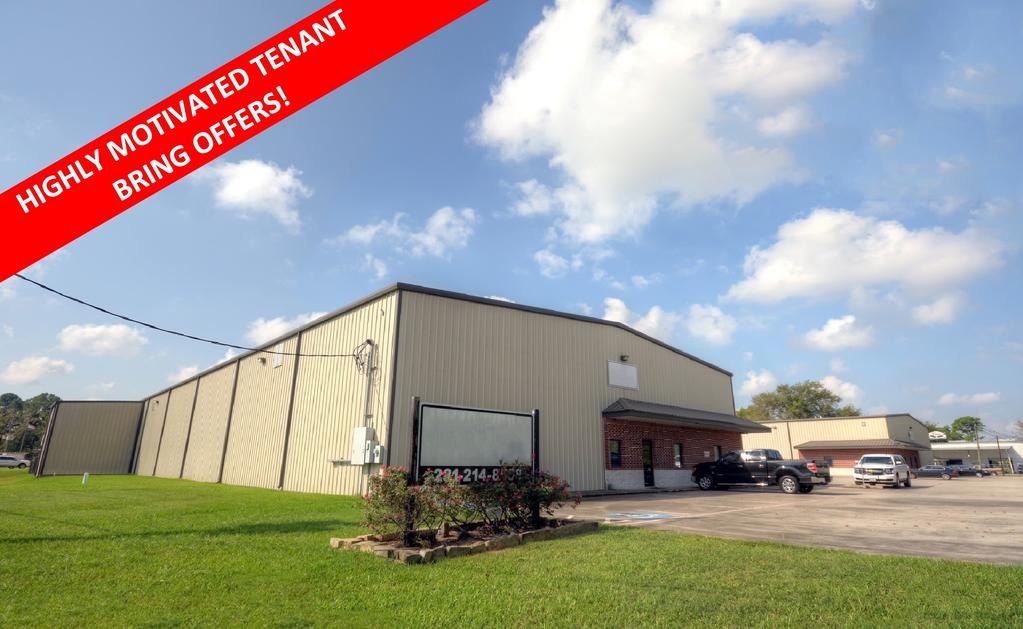 Available for Sublease: 2 Buildings On Aldine-Westfield @ McAulty ±28,105 SF of Buildings Available for Sublease.