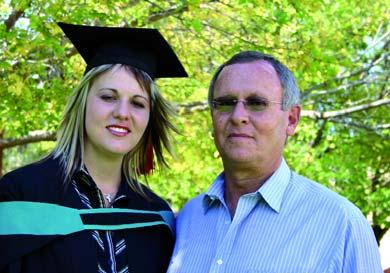 from the UFS during the autumn graduation ceremony. Patricia received a B.Com.Hons.
