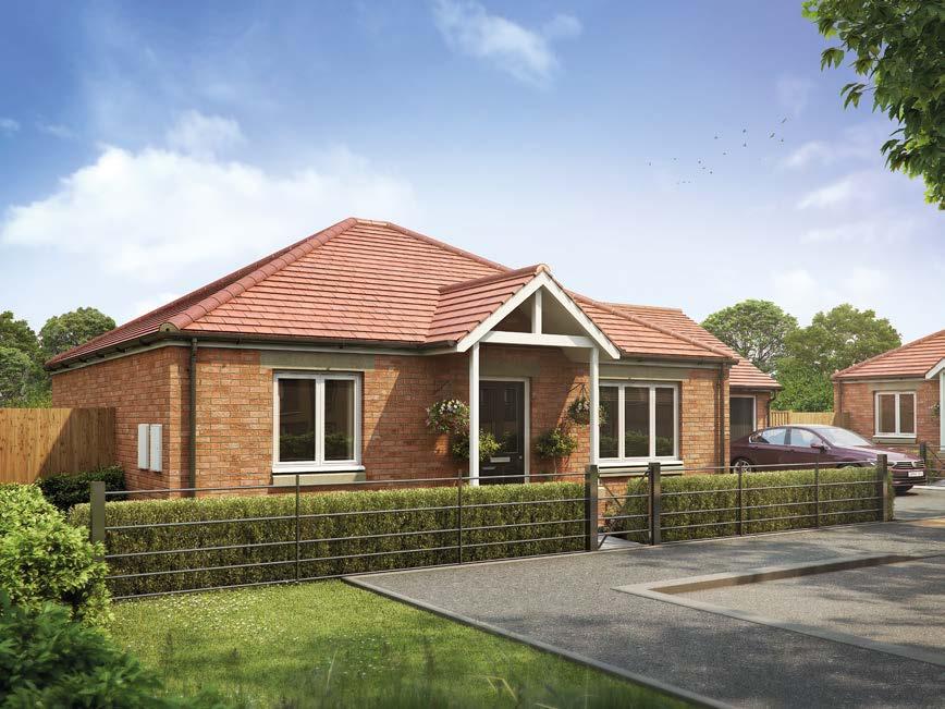 The Sage 2 bedroom bungalow with open-plan
