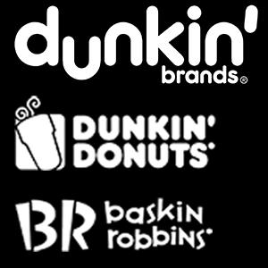 (Nasdaq:DNKN) which represents both Dunkin Donuts and Baskin-Robbins brands. With more than 19,000 points of distribution in nearly 60 countries worldwide, Dunkin Brands Group, Inc.