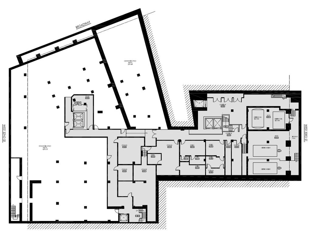 Floor Plans Sub Cellar Floor Plan Space Dimension