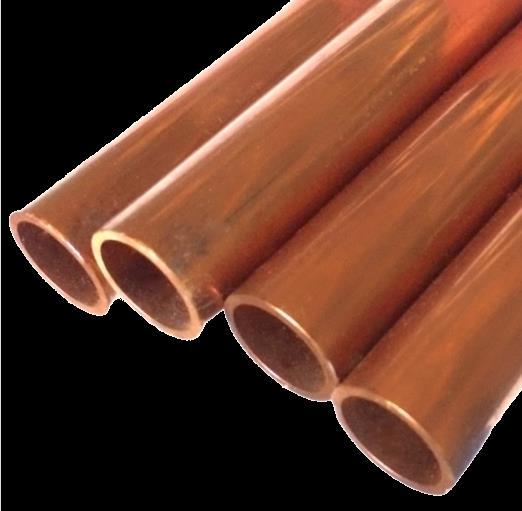 99.90 0.015 250 Copper Tube Max. 0.040 Dimension Properties of the tubes (Type K) NOMINAL TUBE SIZE IN TYPE K OUTER DIAMETER IN TYPE K TOLER. O.D. IN TYPE K MAX. MIN. NOM. WALL THICKNESS IN TYPE K WEIGHT PER FOOT IN LBS TYPE K HARD DRAWN B.