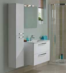 TEMPO MINIMAL GENTLY EVOLVES Choice of two finishes SG Sandy Grey 1300mm WC/Basin combination External light (IP44) E3248AA 34.40 *Optional 600mm vanity set Unit E3240-- 258.
