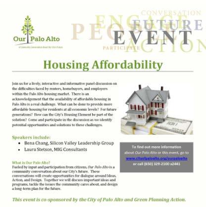 Planning and Transportation Commission and City Council Meetings A website dedicated to the Housing Element update The City will continue its public participation process to include all interested