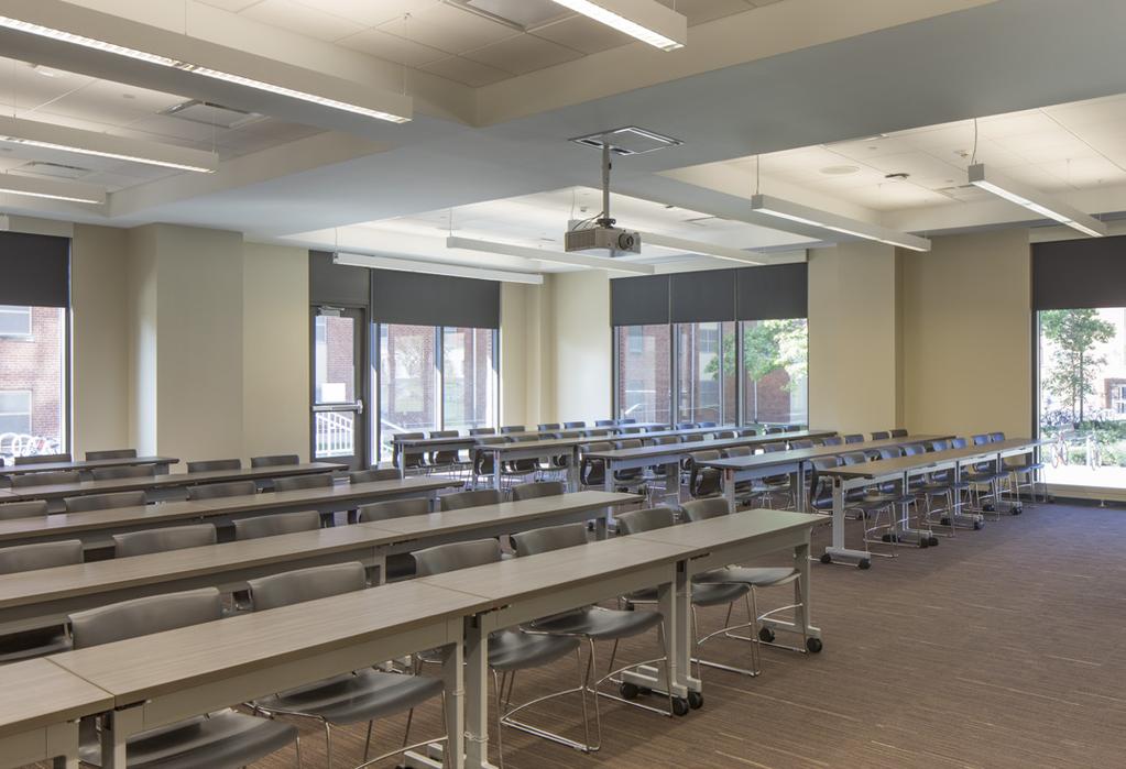 BUSCH HOUSE Busch Valor Room (Busch 100) Set-up: Classroom, maximum capacity of 100 Provided furniture: Rectangular tables (4 x 18, 6 x 18, 5 x 2 ), chairs A/V: 1 Projector, wireless and wired mic,