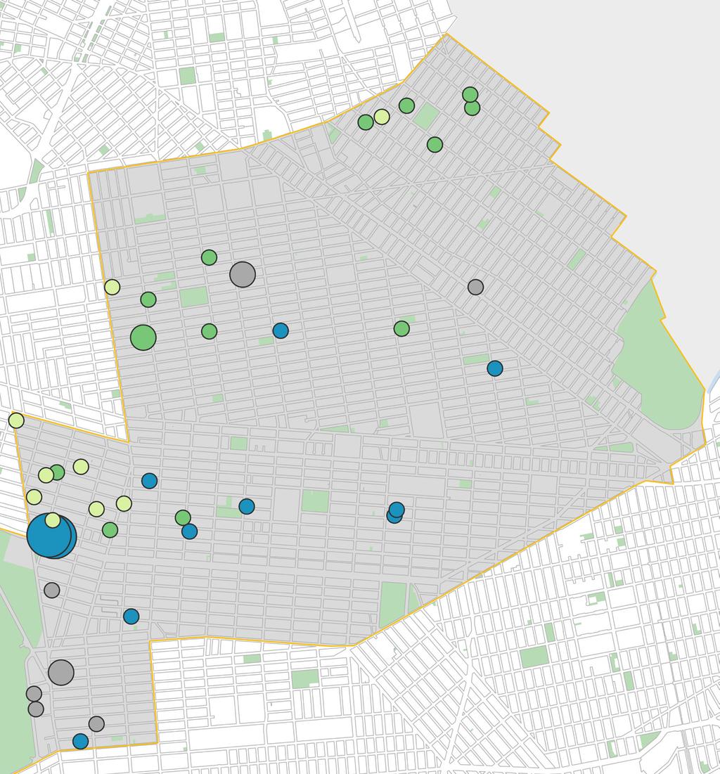 Page 13 Bedford Stuyvesant - Crown Heights - Lefferts Gardens - Bushwick Both the coop and condo markets in Bed-Stuy, Crown Heights, and Bushwick showed strong gains this quarter relative to last