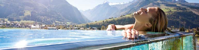The river must be crossed up to six times during a round, making this course even more challenging. Tauern Spa Just 30 minutes from Saalbach is the TAUERN Spa, Austria s second largest spa.