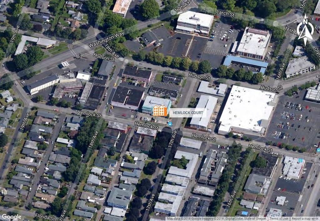 AERIAL PHOTO *Safeway Located One Block East
