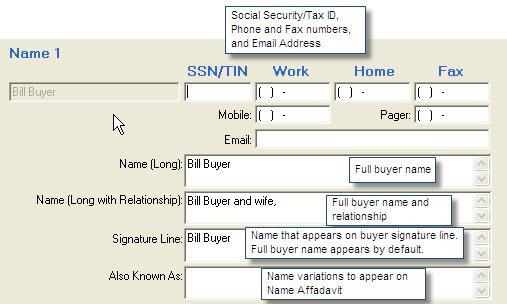 Buyer/Brrwer Additinal Infrmatin General tab, Buyer/Brrwer,