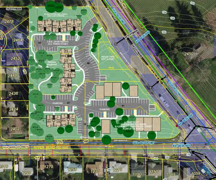 THE PROPOSAL The Site Plan, and the proposed land uses, have resulted from discussions with City staff and with the WSNA Land Use Committee, and the Site Plan proposes a node of limited commercial