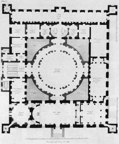 Baths of Caracalla, Rome : Plan (after A.