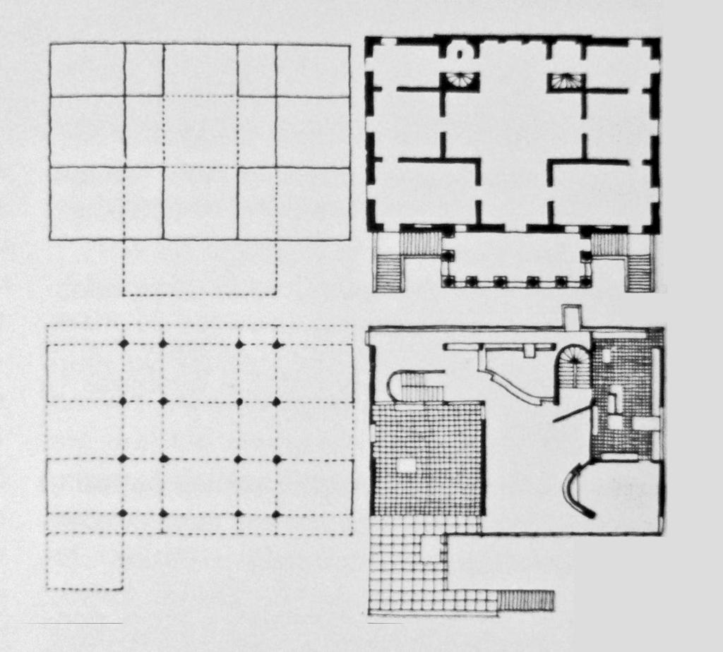 a b a b a 2 1 2 1 2 centrality centrifugality Colin Rowe, The Mathematics of the Ideal Villa Palladio s Villa