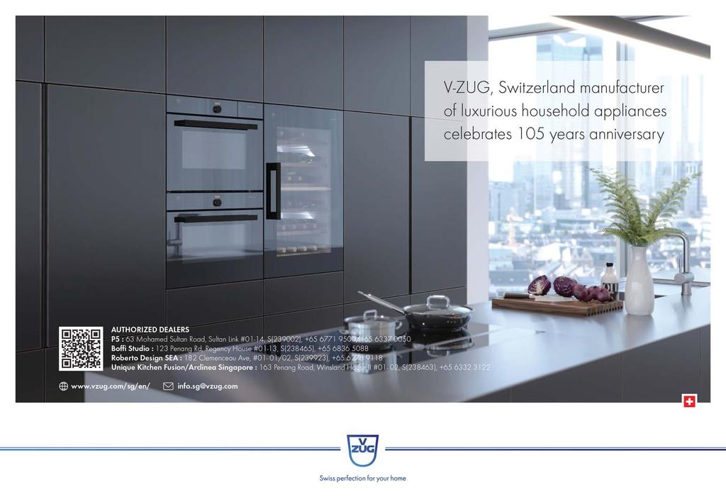 For appliances, it s about seamless, dependable and quality service following delivery. That assurance comes with the purchase of a V-ZUG appliance. V-ZUG stands for Swiss perfection for your home.