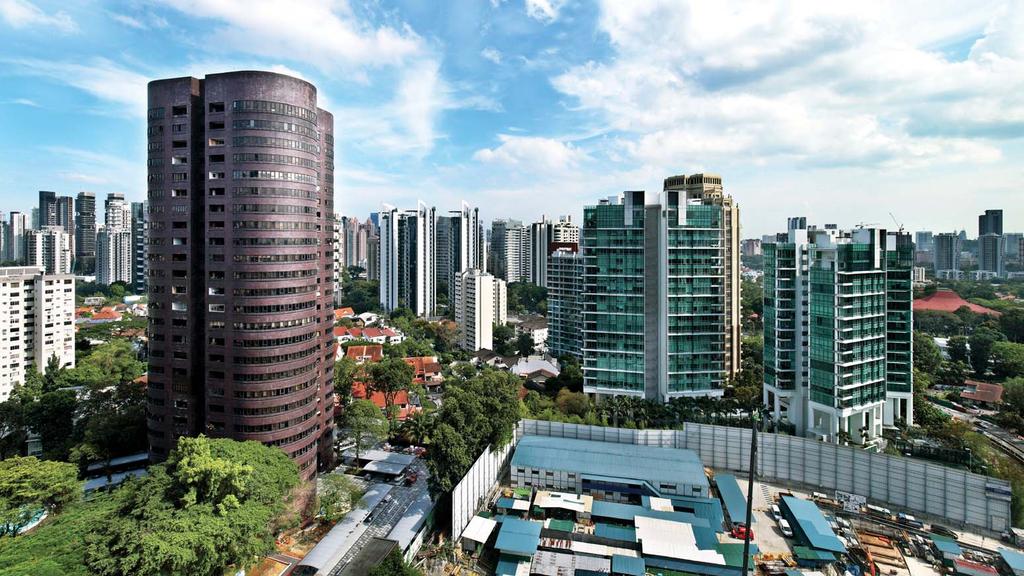 EP8 EDGEPROP MARCH 12, 2018 COVER STORY PICTURES: SAMUEL ISAAC CHUA/THE EDGE SINGAPORE The 71-unit, 25-storey Orchard Bel-Air is located adjacent to the site of the future Orchard Boulevard MRT