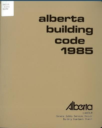 Accessibility + Alberta Building Code The Code recognized barrier-free design as early as 1985, and quite possibly earlier Since than barrier-free design has been slowly