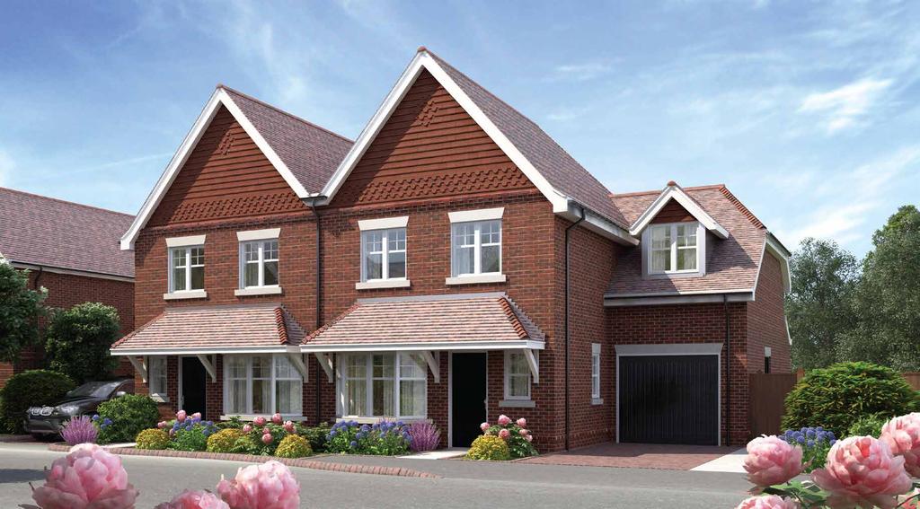 Plots 9-10 Plots 3-5 An ideal place to call home Welcome to Alder Grove, an exclusive development of ten stunning 3 and 4 bedroom, brand new homes set in the picturesque village of Chilworth, just