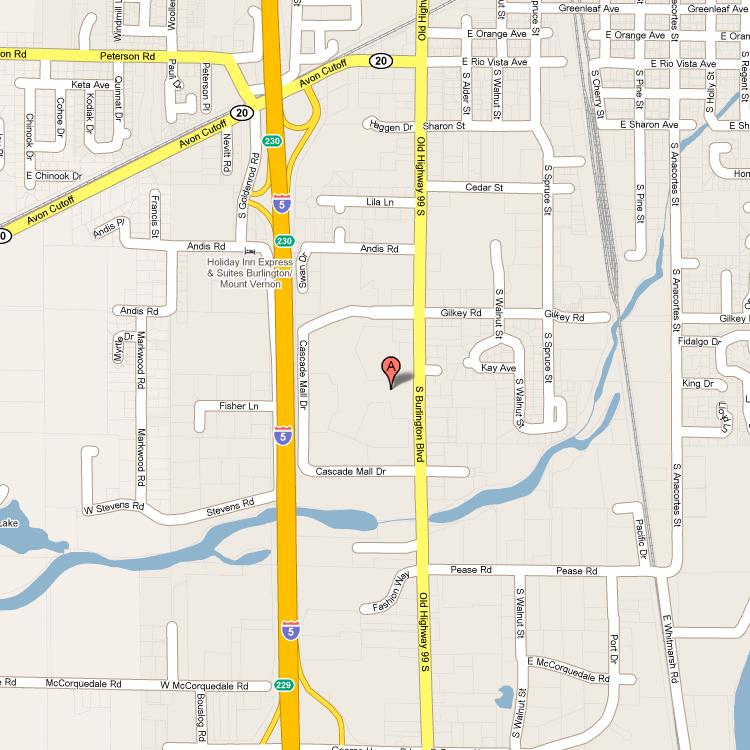 VICINITY MAP 2009 Google - Map data 2009 Tele Atlas 201 Cascade Mall Drive Burlington, WA 98233