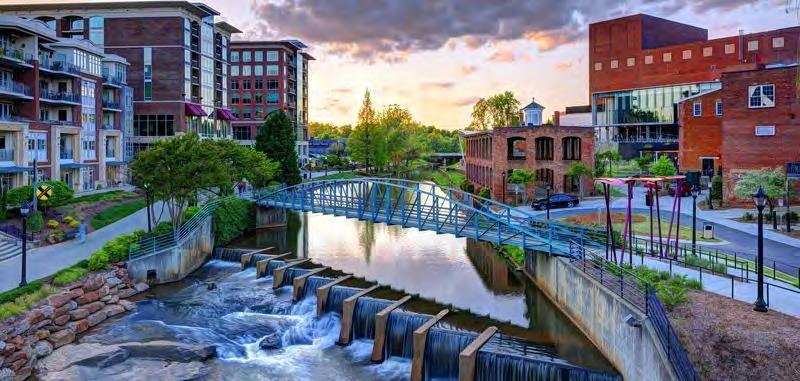 5 The Market Lifestyle Greenville County s cost of living is 10% lower than the national average, with a lot of affordable housing.
