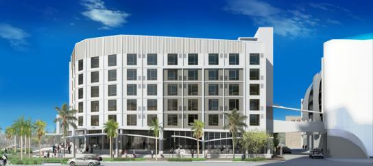 Ovation (fka Hotel Sarasota) 1255 N Palm Ave (Adjacent to Palm Ave garage) 8 Stories, 164 Rooms, 10,000 SF Ballroom,