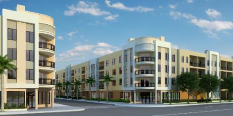 Cityside Phase I: 700 Cocoanut Ave 4 Stories, 229 units. Phase II: 5 Stories, 253 units, 8,700 SF Commercial.