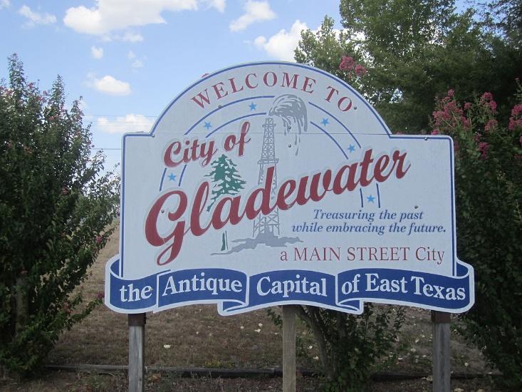Area Profile Gladewater is known as the antique capital of East Texas and attracts visitors from all over Texas to its numerous downtown antique stores. The city is located at the intersection of U.S.