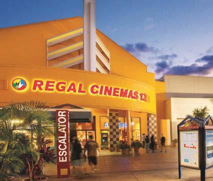 Renovation of the Regal Cinemas and redevelopment of the Center s food court.