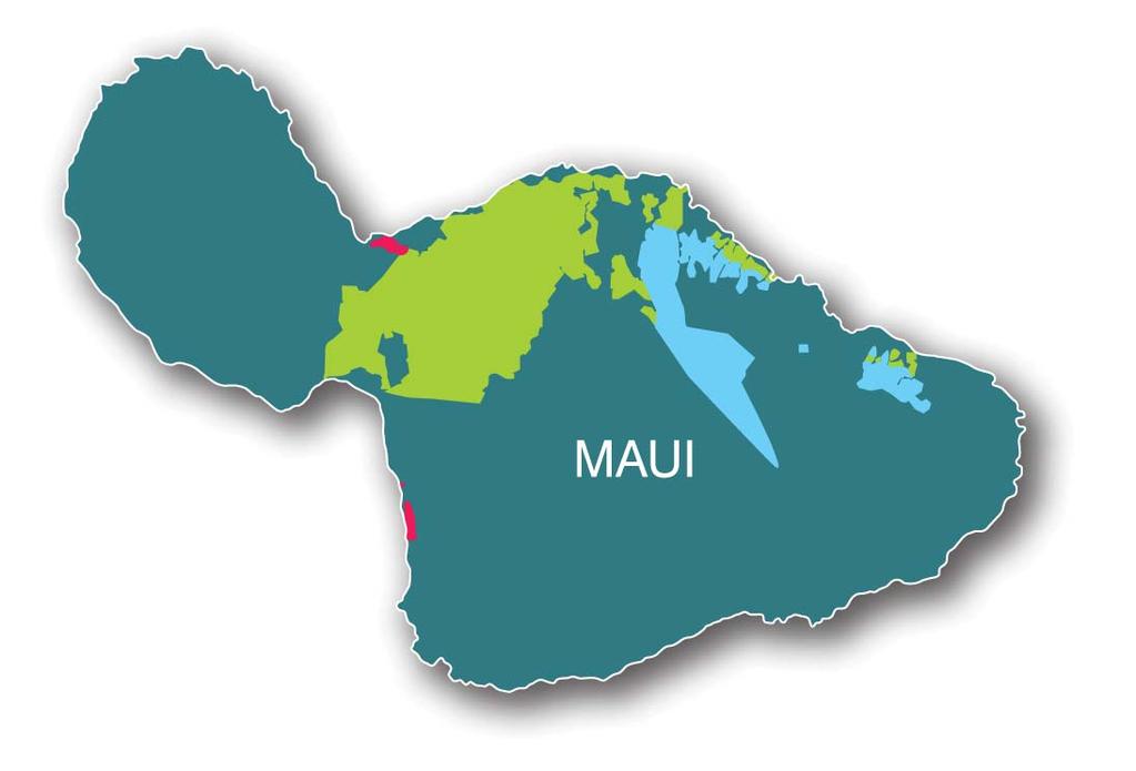 LANDHOLDINGS 68 Maui Total Acres 65,082 acres Conservation 15,848 acres