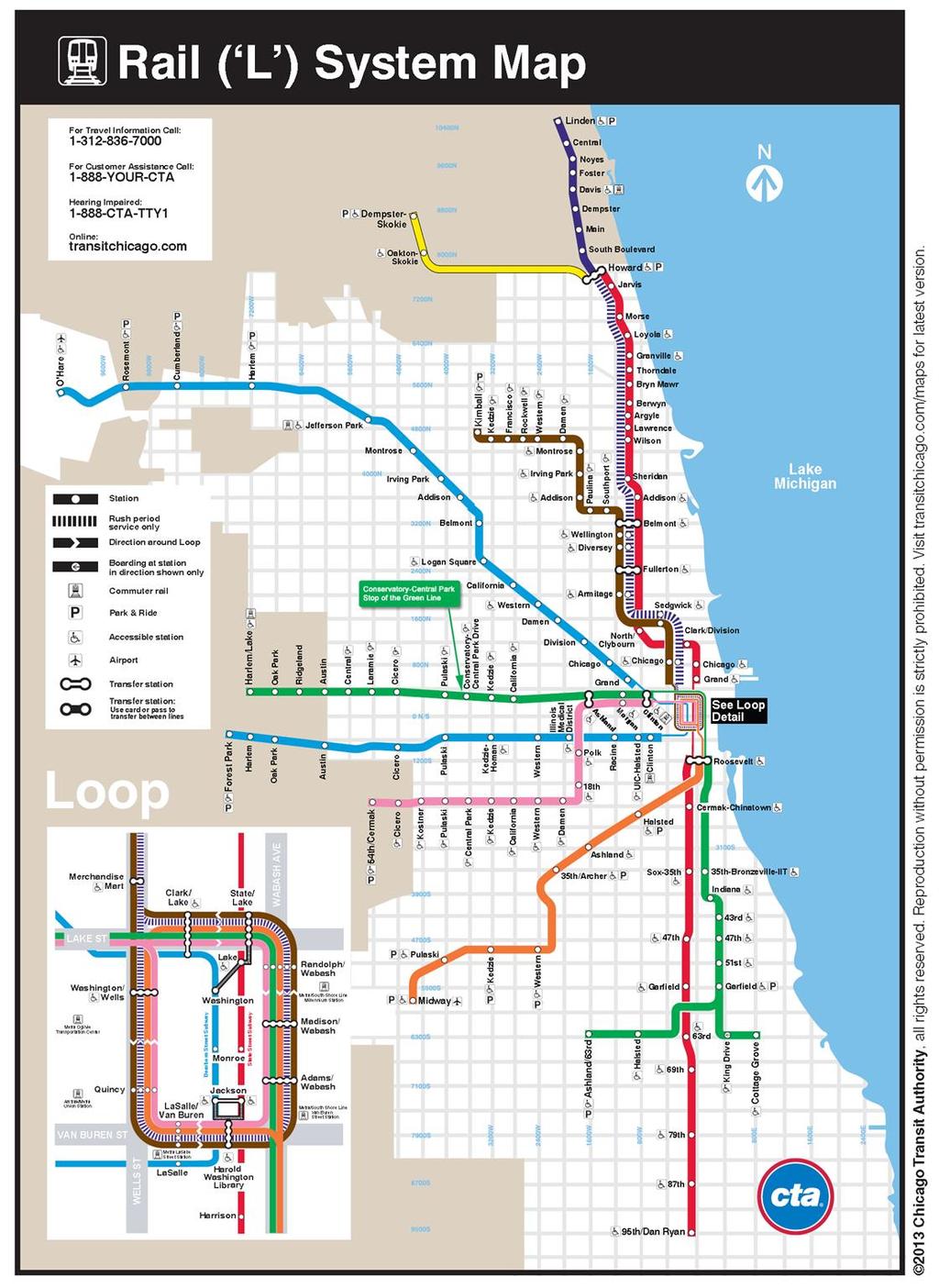Trains Purple: Linden to Loop Red:95th to Howard Brown:Kimball to Loop Orange: Midway to Loop