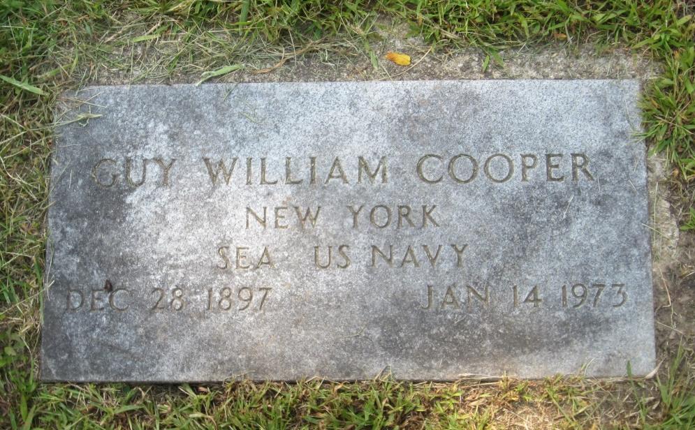 Cooper, Guy W. Chapman Cemetery Town of Hopewell Cooper s grave is marked by a government stone. However, no open public record of military service has been found to date. More research is required.