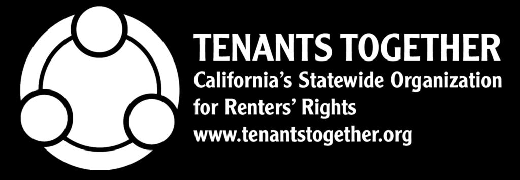DEAN PRESTON IS THE FOUNDER AND EXECUTIV E DIRECTOR OF TENANT S TOGETHER, CALIFORNIA S STATEWIDE ORGANIZ ATION FOR RENTERS R IGHTS, AND A TENANT ATTORNEY FOR OVER 18 YEARS.