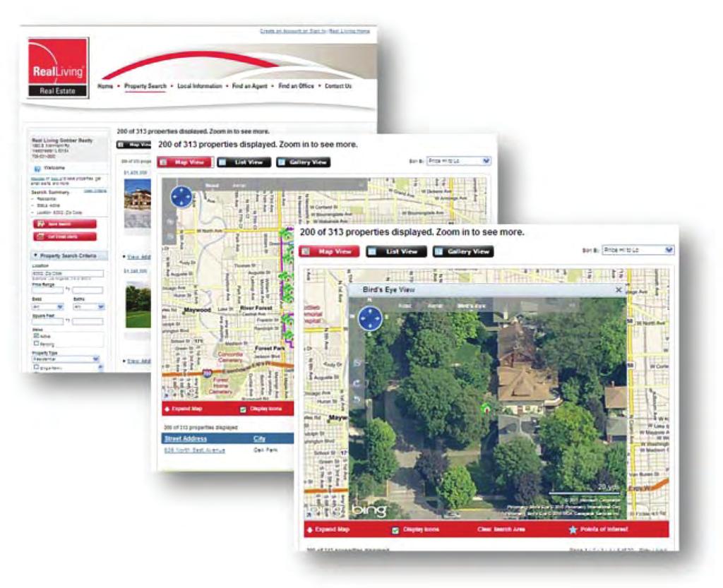 Listing Enhancements - Mapping Interactive Maps Allow Buyers to: Zoom in to neighborhood location