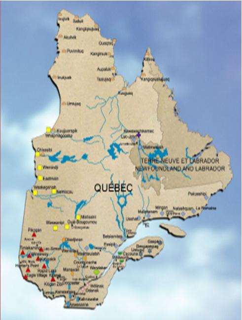 Some statistics: Eleven (11) aboriginal nations within Quebec. Ten (10) Cree/Naskapi communities.