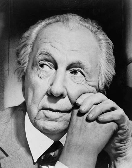Frank Lloyd Wright. 1954. Al Ravenna, photographer. Prints and Photographs Division, Library of Congress.