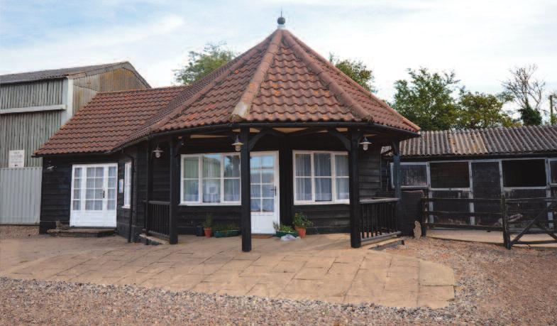 Equestrian Facilities Office (14 8 x 15 5) detached weatherboarded building with pantile roof Saddlery/Tack Shop (32 x 43 ) with single changing room separate Stock Room (24 x 12 ) timber frame and