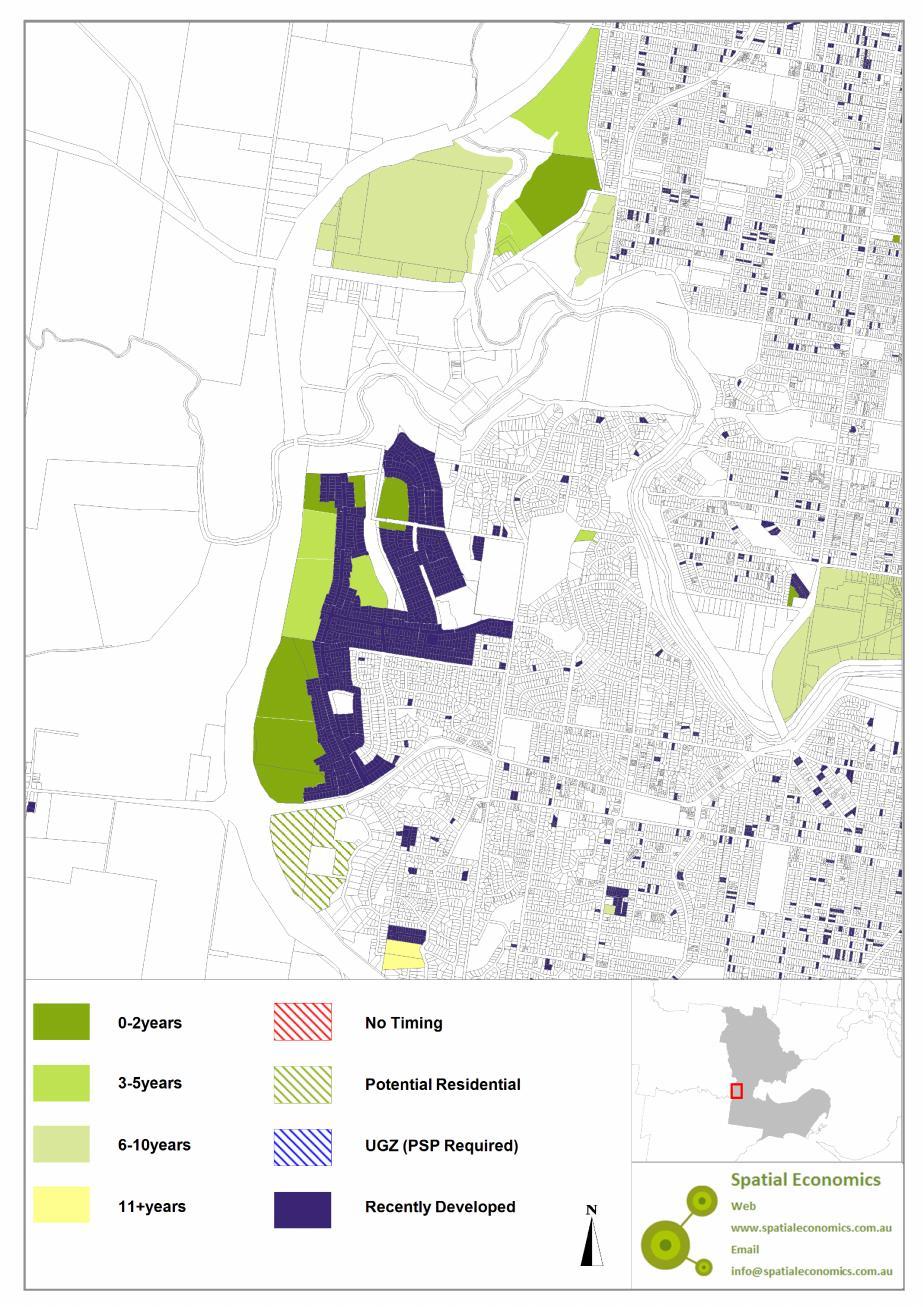 Map 2c: Residential Land Supply Areas - Geelong