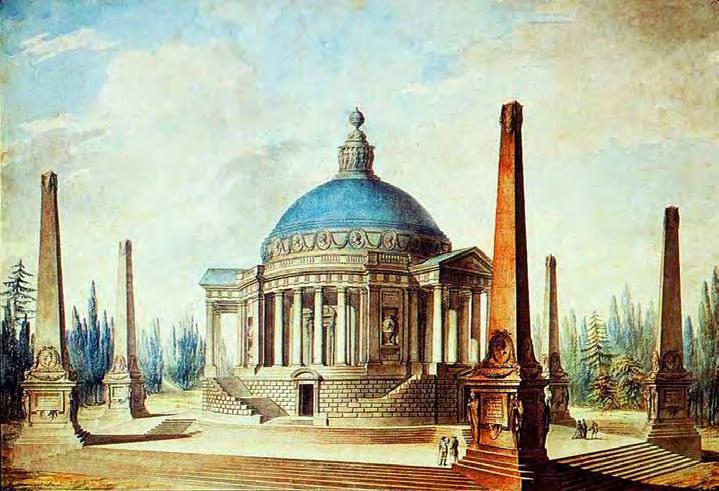 mausoleum for Frederick, Prince of Wales, design by Chambers, 1751-2 Margaret