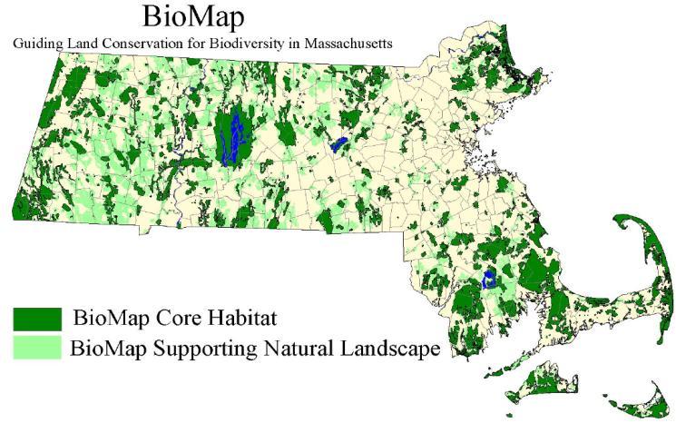 Figure 11: Priority Conservation Areas Identified by Massachusetts The Environmental Law Institute (2007) estimated that compensatory mitigation under five key federal programs (Clean Water Act,