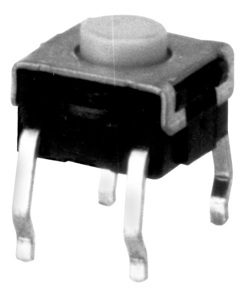 Tactile Switch B3W Tactile Switch with Sealed Construction for Automatic Soldering Available in two sizes: 6 mm square and 12 mm square Dome-shaped contact mechanism assures short key stroke and a