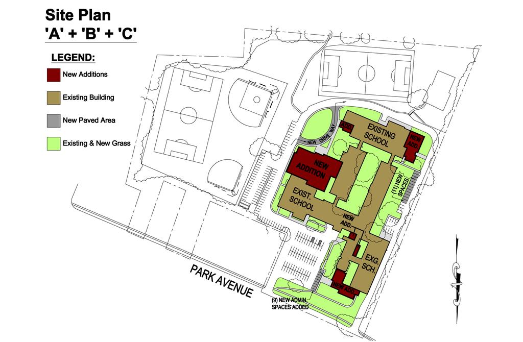 Park Avenue Elementary / Freehold Intermediate TOTAL A + B + C PROJECT COST: =