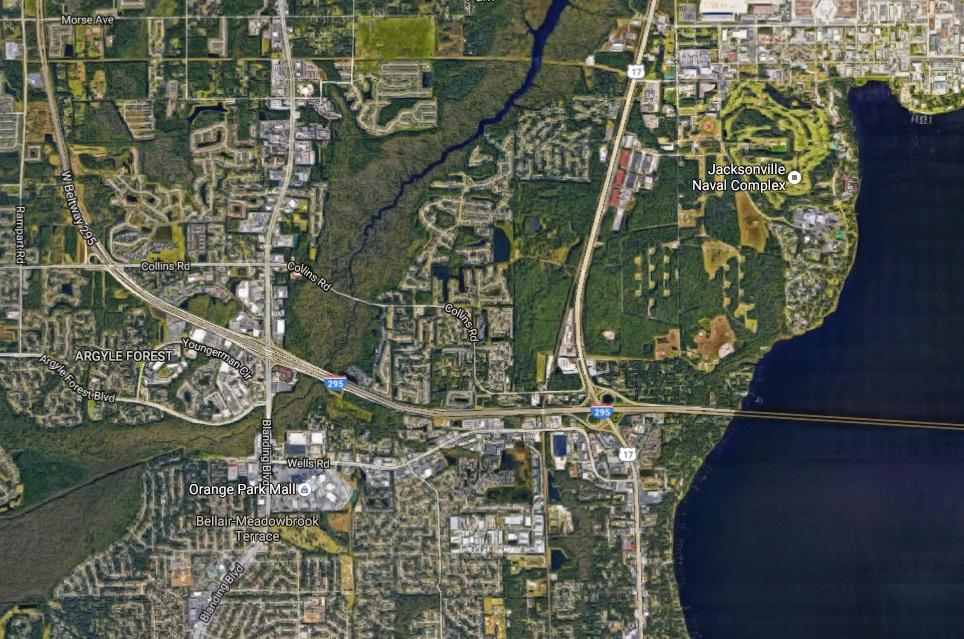 High Aerial Jacksonville Naval Air Station