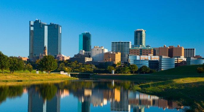 The city was established in 1849 as an Army outpost on a bluff overlooking the Trinity River. Today, Fort Worth still embraces its Western heritage and traditional architecture and design.