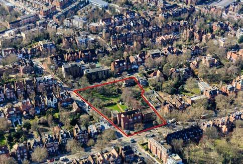 39 Fitzjohn s Avenue, Hampstead NW3 A part freehold, part leasehold site extending to 1.72 acres with a c.