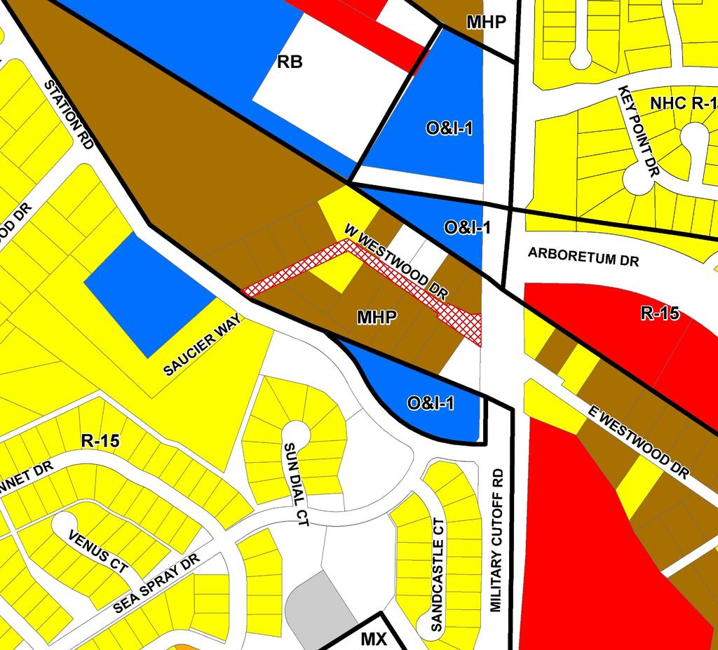 Attachment 2 Land Use & Zoning Map SC-1-1015 West Westwood Drive Site Single Family Multi Family Mobile Home/Park