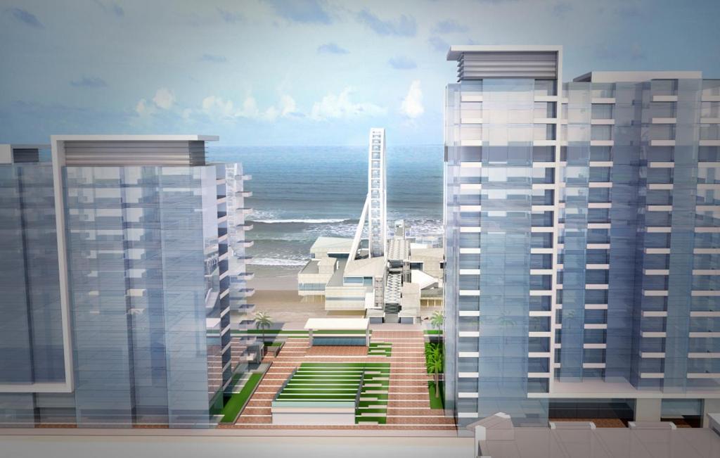 Public Park that aligns 15 th Street and Pier Creating a New Oceanfront Public/Park Plaza Note: These