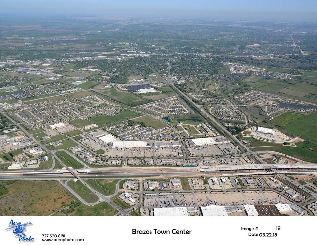 WHAT S AROUND: PHASE I AERIAL AVE I THE RESERVE AT BRAZOS TOWN CENTER 291 LOTS BRAZOS SPORTS COMPLEX