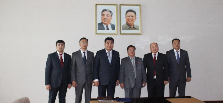 North Korea in Ulaanbaatar, Mongolia Representatives of the UMA