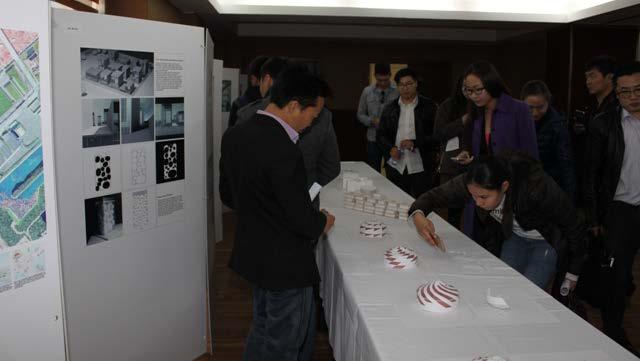 Organized an exhibition on Japanese Architecture in collaboration with the architecture school of Kito city in Japan